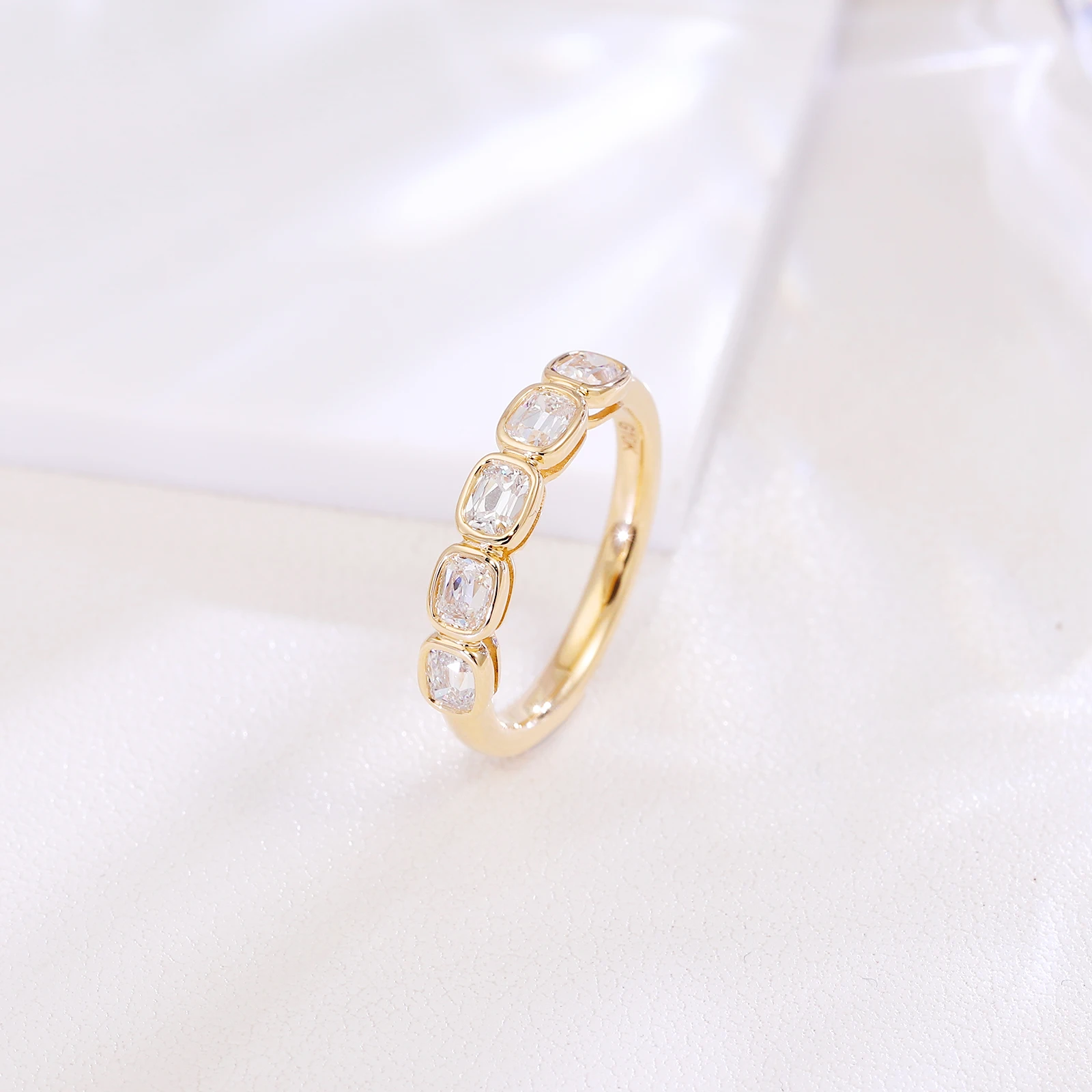

Provence Minimalist Stack Band ring Lab diamonds Everyday ring cocktail ring Fashion Women Ring Fine Jewelry Christmas Gifts