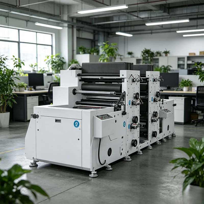Flexographic Label Printing Machine 6 Color Automatic Printer for Self-adhesive Sticker Roll