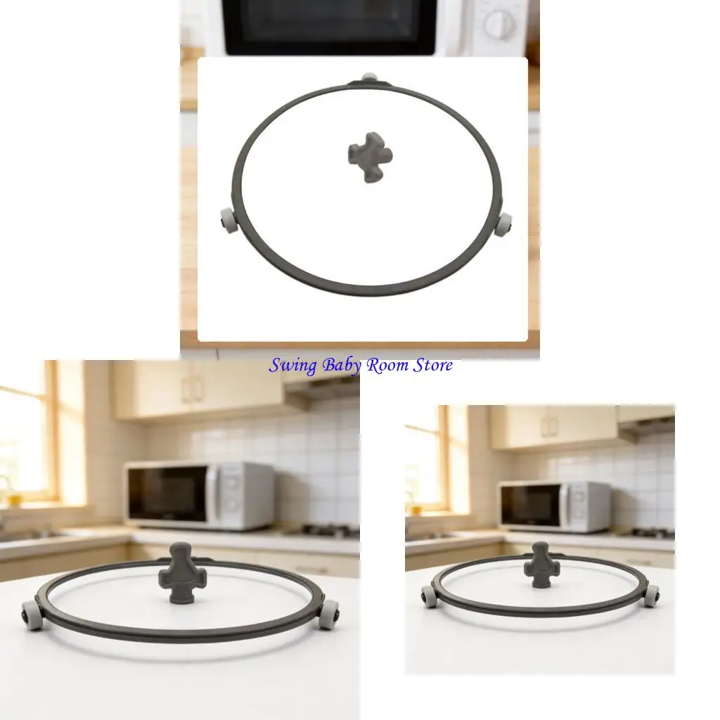 K1AD Microwave Turntable Support Roller Rings and Coupler Set for Daily Reheating