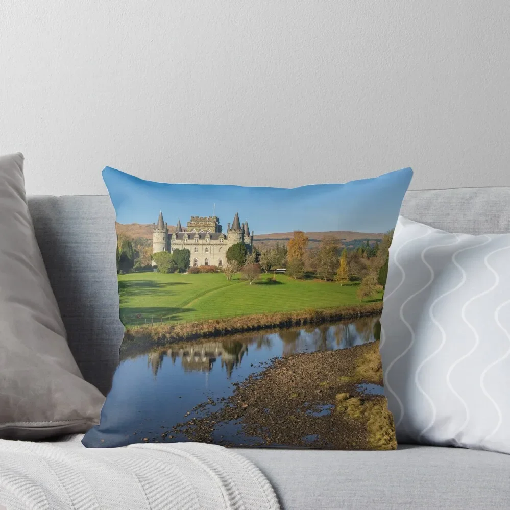 

Morning at Inveraray Castle Throw Pillow Decorative Cushions luxury throw pillow covers Decorative Cushion pillow