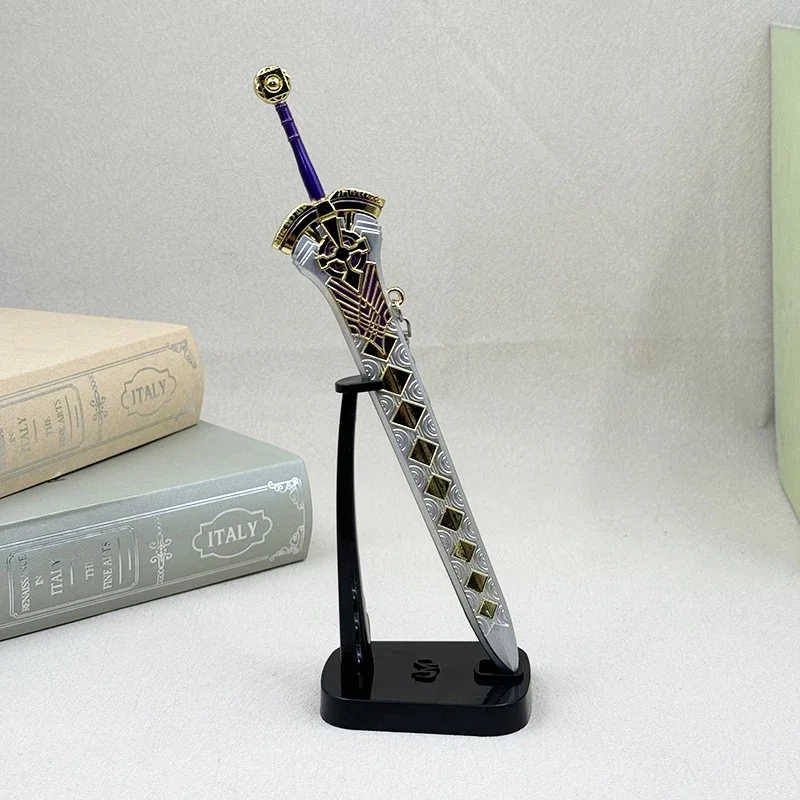 22cm Excalibur Proto Sword Metal WeaponsModel Fate/Prototype Game Replica King Arthur Pendragon 1:6 Action Figure Accessory Toys