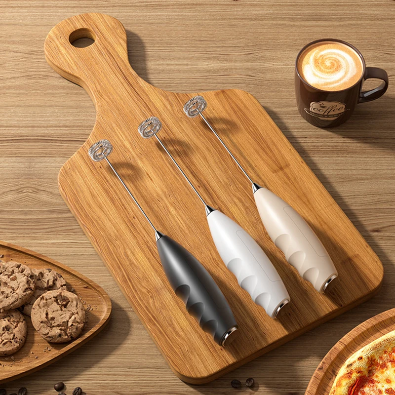 電動ミルク泡立て器ハンドヘルド電動ミキサーラテコーヒーチョコレート卵ビーター電動ミキサー家庭用コーヒーツール電動