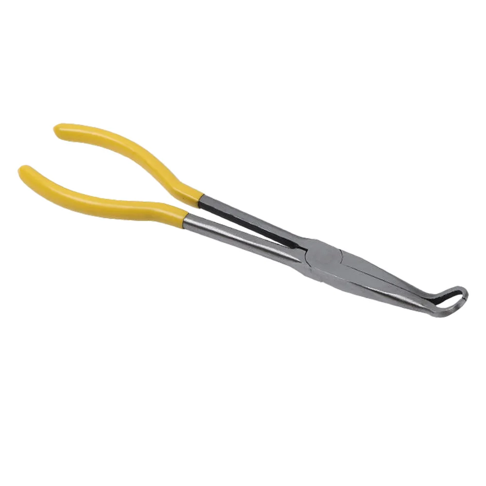 

Extended Plier 8-Inch Long Nose Plier Arc Handle Design For Auto Repair Crimping Manual Wiring Tool Repairing Pincer Hand Tool