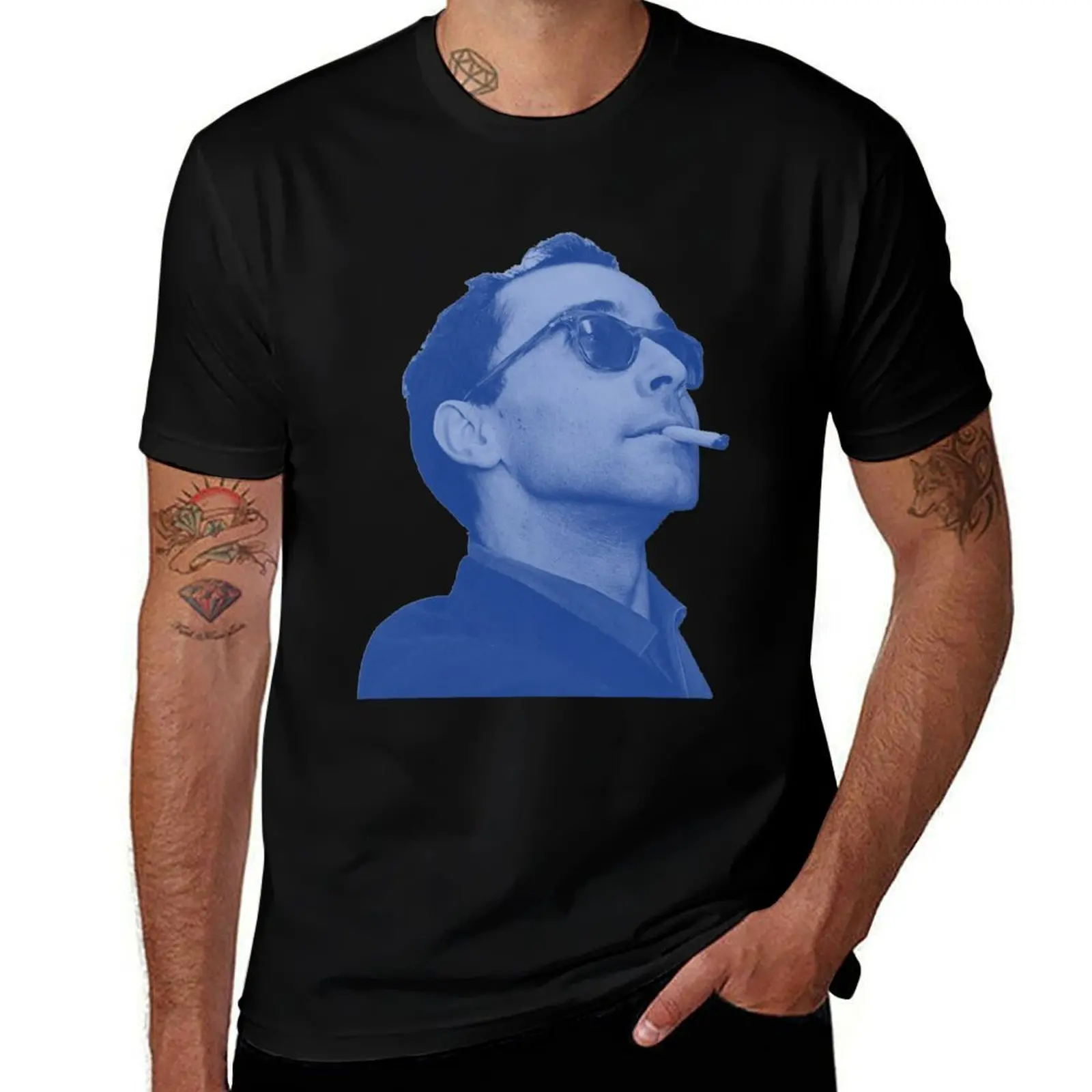 

Jean-Luc Godard Design Sticker T-Shirt mens graphic t shirts t shirt man plain T-Shirt