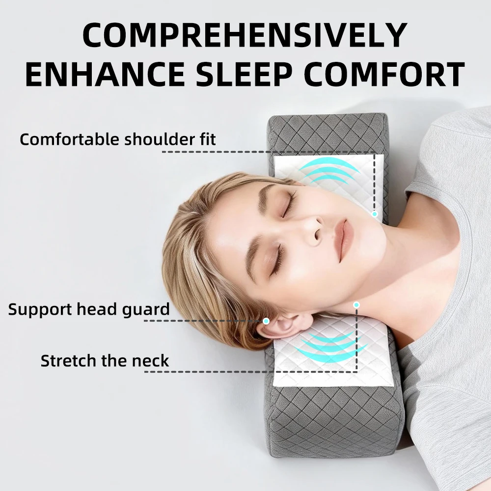 Comfortable Waist Pillow Bed Sleeping Waist Protection Pad，Multi-purpose Slow Rebound Neck Pillow Bed Pillow