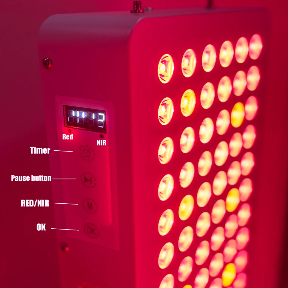 Panneau lumineux rouge profond Lamp630nm 660nm, lumière rouge profonde proche infrarouge 850nm 830nm 810nm, lumière de croissance Led