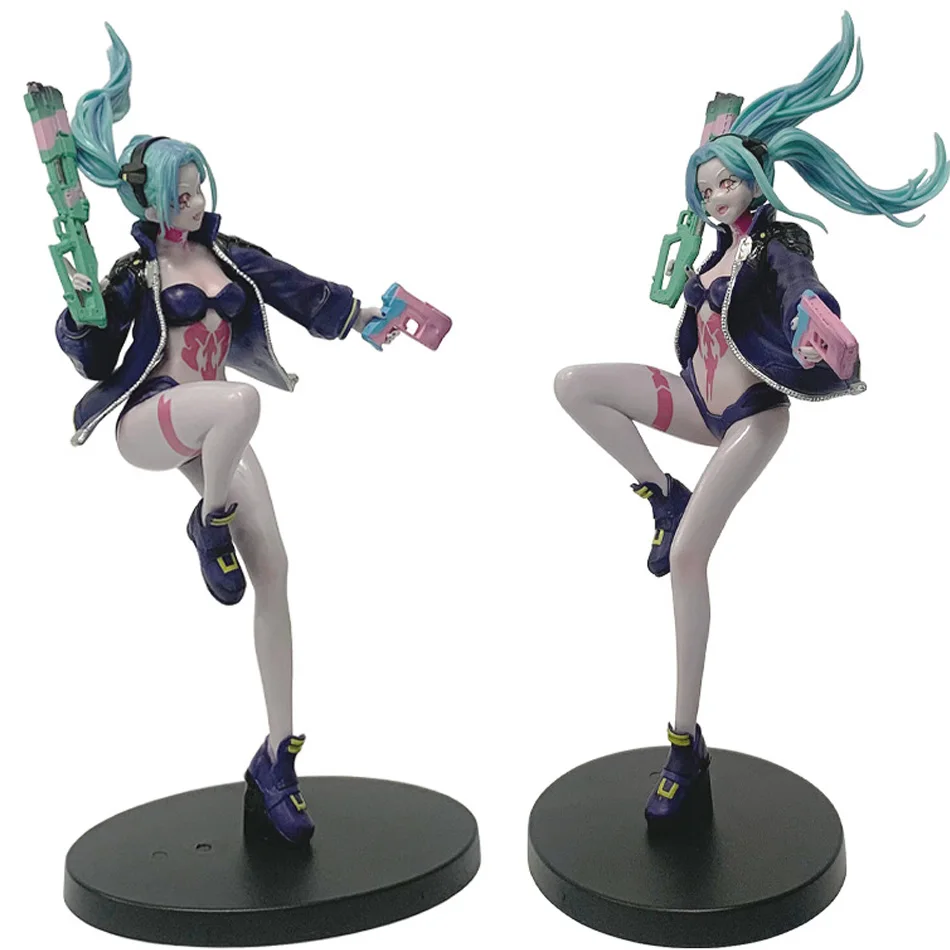 23 سنتيمتر أنيمي لعبة Cyberpunk: Edgerunners ريبيكا الشكل الدائمة أنيمي نموذج دمية جمع عمل الشكل لعبة هدايا عيد الميلاد