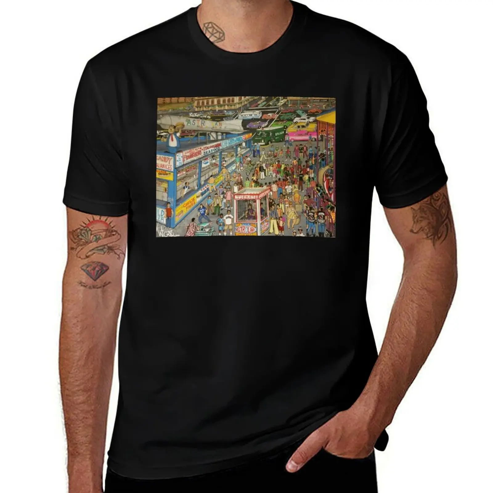 

CONEY ISLAND SUMMER BLAST T-Shirt Work Wear Short Sleeve T-Shirt