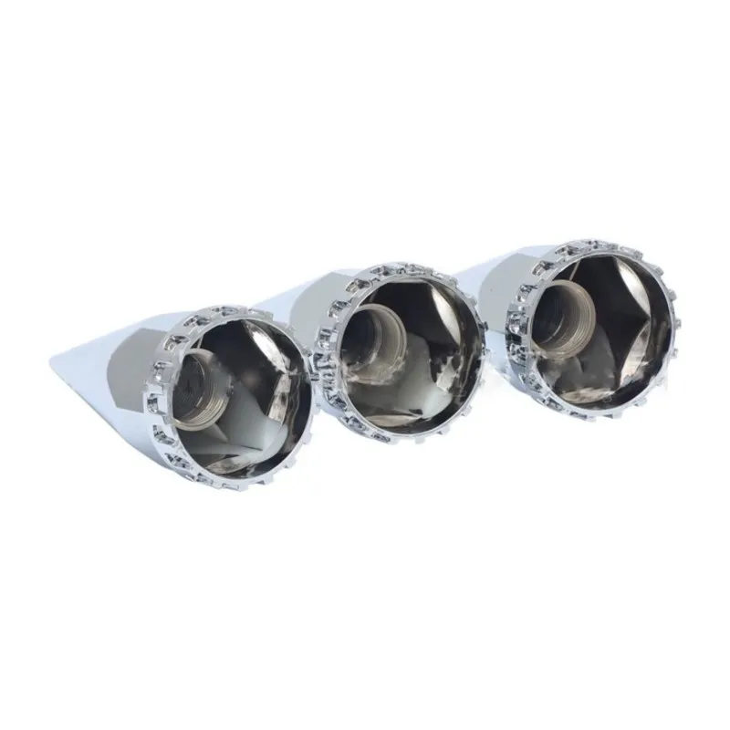 Chrome Lug Nut Covers ABS Plastic Spiked Racing Semi Trucks Screw Wheels Hub Extended Protection Tuner Rims 20PCS 32mm/33mm