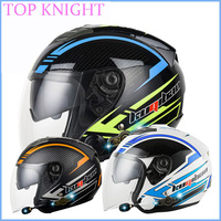 DOT Certification Motorcycle Helmet Summer Half Face Bluetooth Helmet With Earphones Cascos Men Women Moto Capacetes Anti Glare