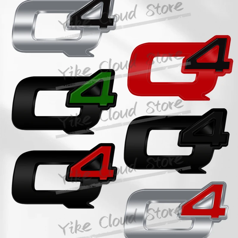 TI Q4 Q2 Decoration Emblem Car Styling 3D Metal Badge For Alfa Romeo Giulietta Giulia 156 Mito Stelvio Brera Body Trunk Stickers