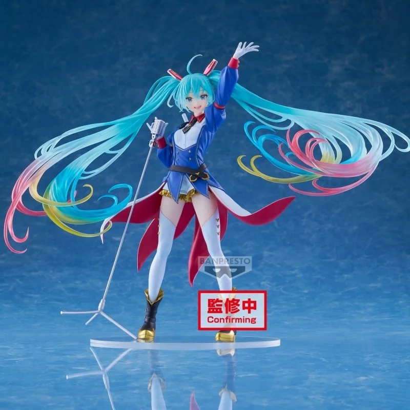 バンダイオリジナル-bpev-ガンダム×ミク-45-周年記念特別プロジェクトアクションフィギュアおもちゃ子供のためのギフトグッズモデル装飾品