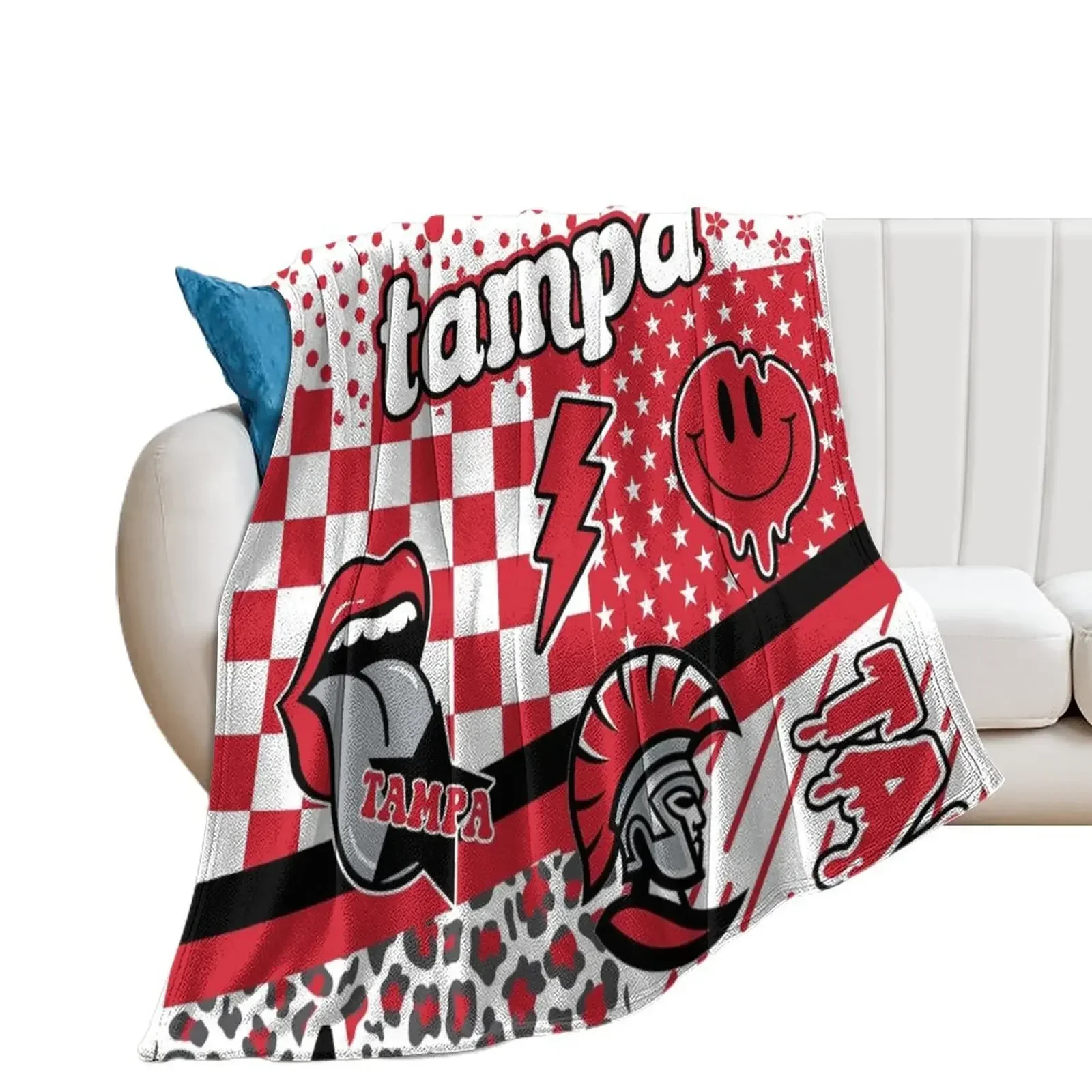 Tampa Throw Blanket Quilt Tourist Blankets