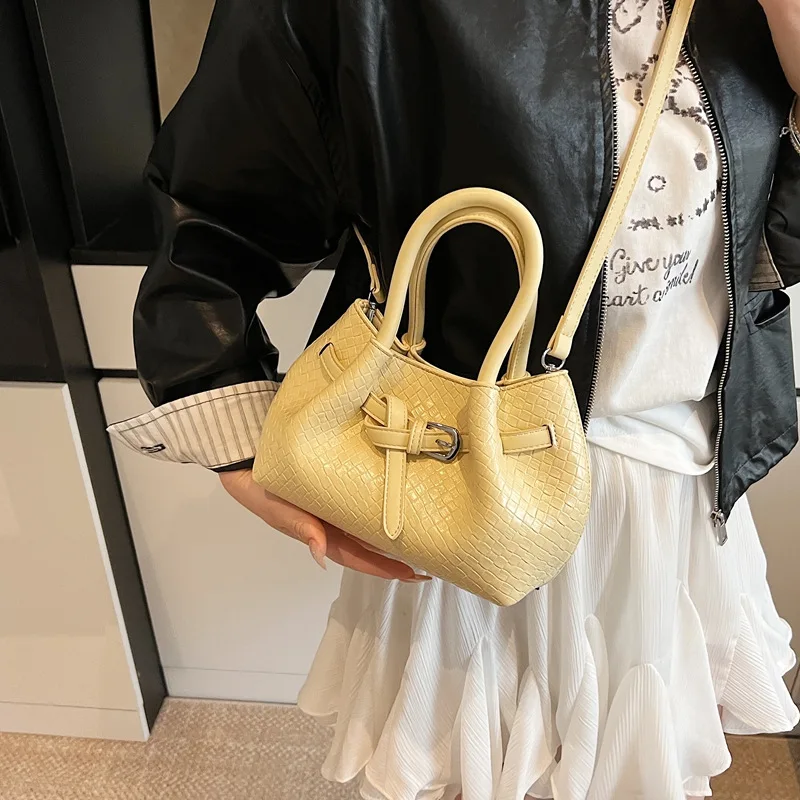 2025 Ingot Bag, Chic Crossbody Purse for Women, Casual Shoulder Tote, Versatile Day to Night Bag, Textured Sling Bag