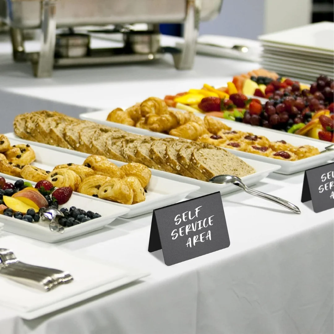 علامات السبورة الصغيرة علامة الطباشير للطعام حفلة بوفيه الجدول تسجيل تسميات الطعام الزفاف مخبز سعر عرض علامات العلامات الدائمة #5