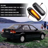 For Honda Civic EK EJ EM 2/3/4d CRV Ballade Hatchback Sedan Car Lamps Dynamic LED Side Marker Turn Signal Lights 1995-1999