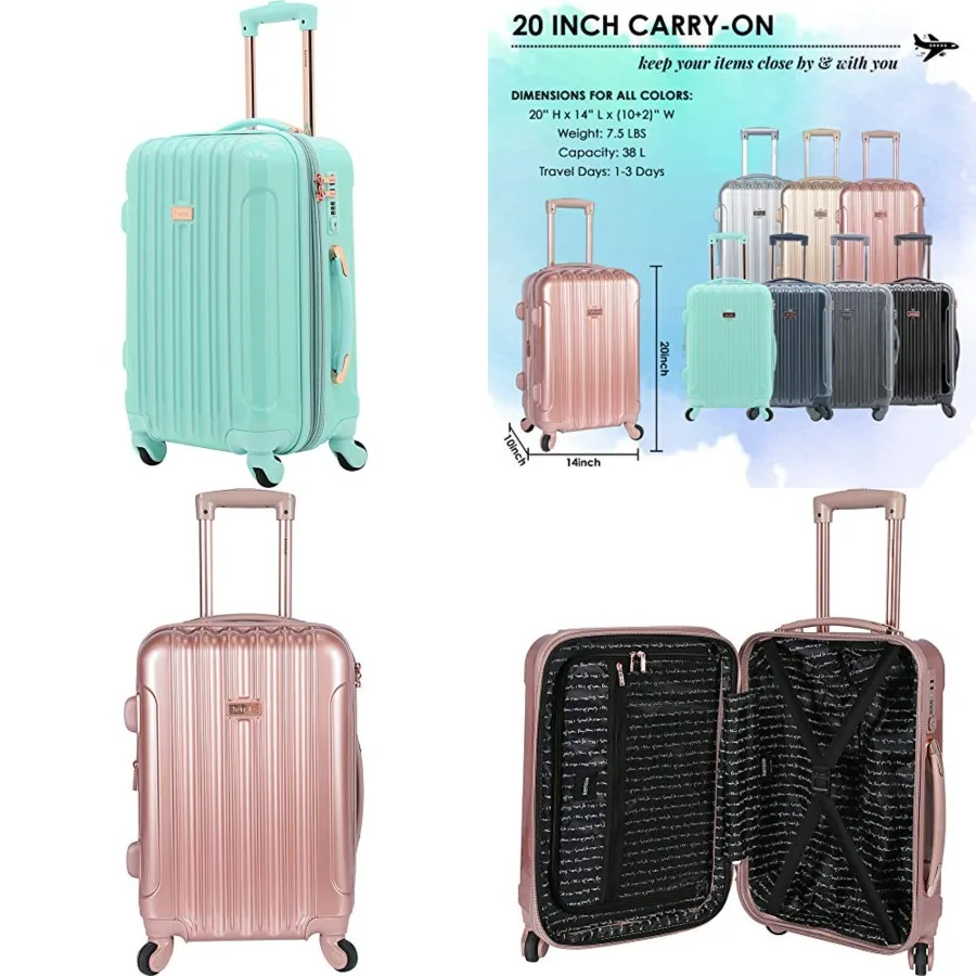 

20" "Alma" Carry-On TSA-Lock Spinner Luggage