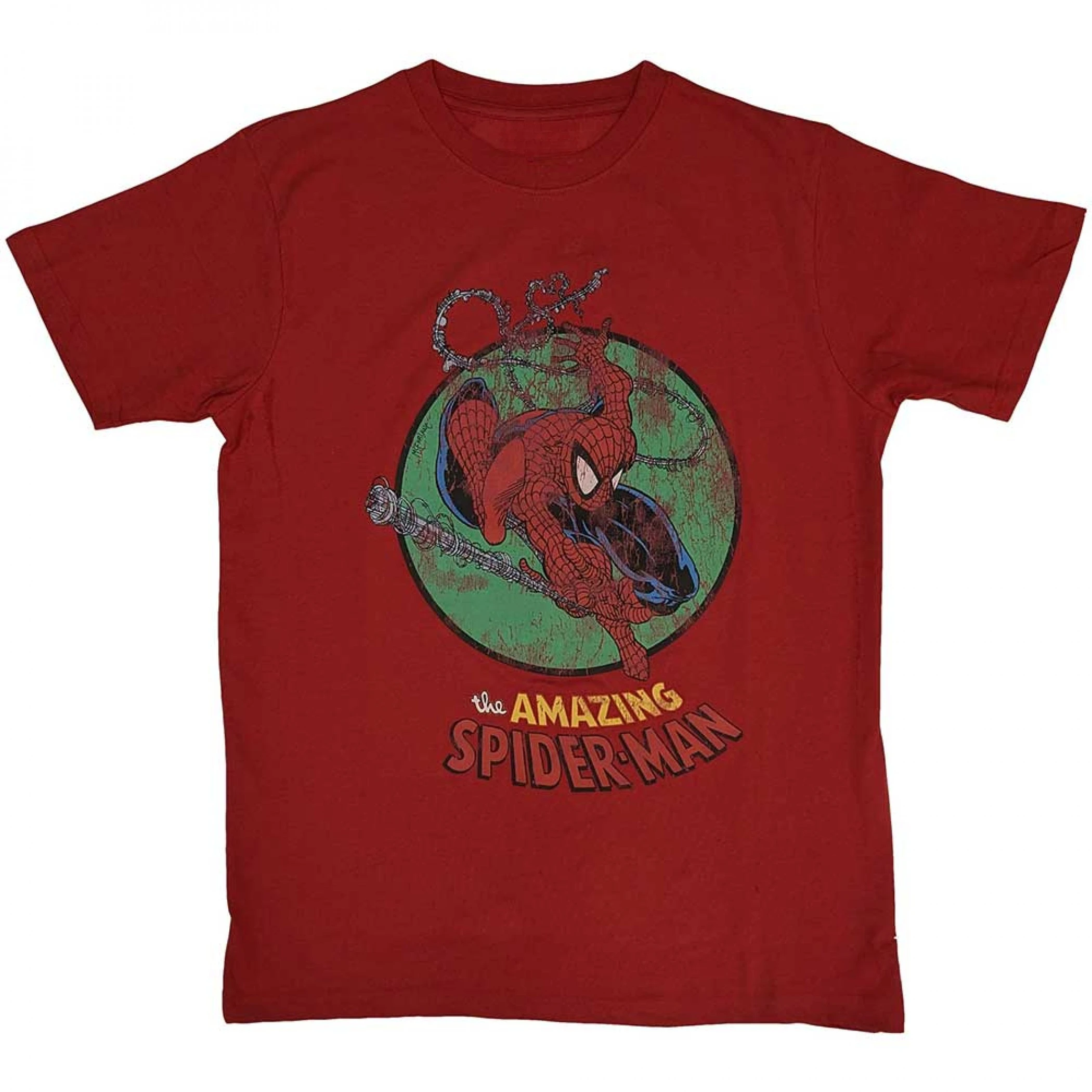 Camiseta con estampado de The Magical Spider-Man, camiseta gráfica de superhéroe estilo cómic retro, ropa informal para fanáticos