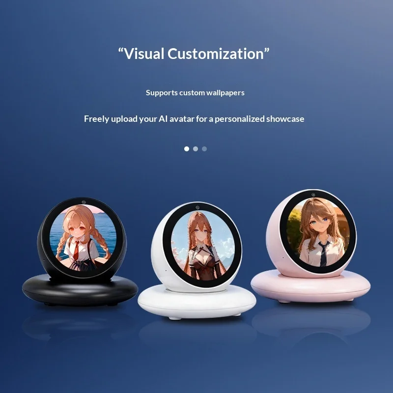 DouMao AI Smart Dialogue Robot Car Electronic Pet Magnetic Base 4G Wifi 360 Rotation Voice Interaction For Vehicle Dashboard view 2