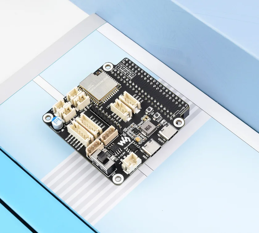 Scheda driver robot ESP32, WiFi/Bluetooth, servocomando motore CC e bus, IMU, per Raspberry Pi/Jetson Nano, supporto LiDAR e IIC