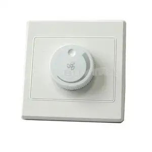 AC 220V Dimmer Light Switch Adjustment Lighting Control Ceiling Fan Speed Wall Button 15-200W