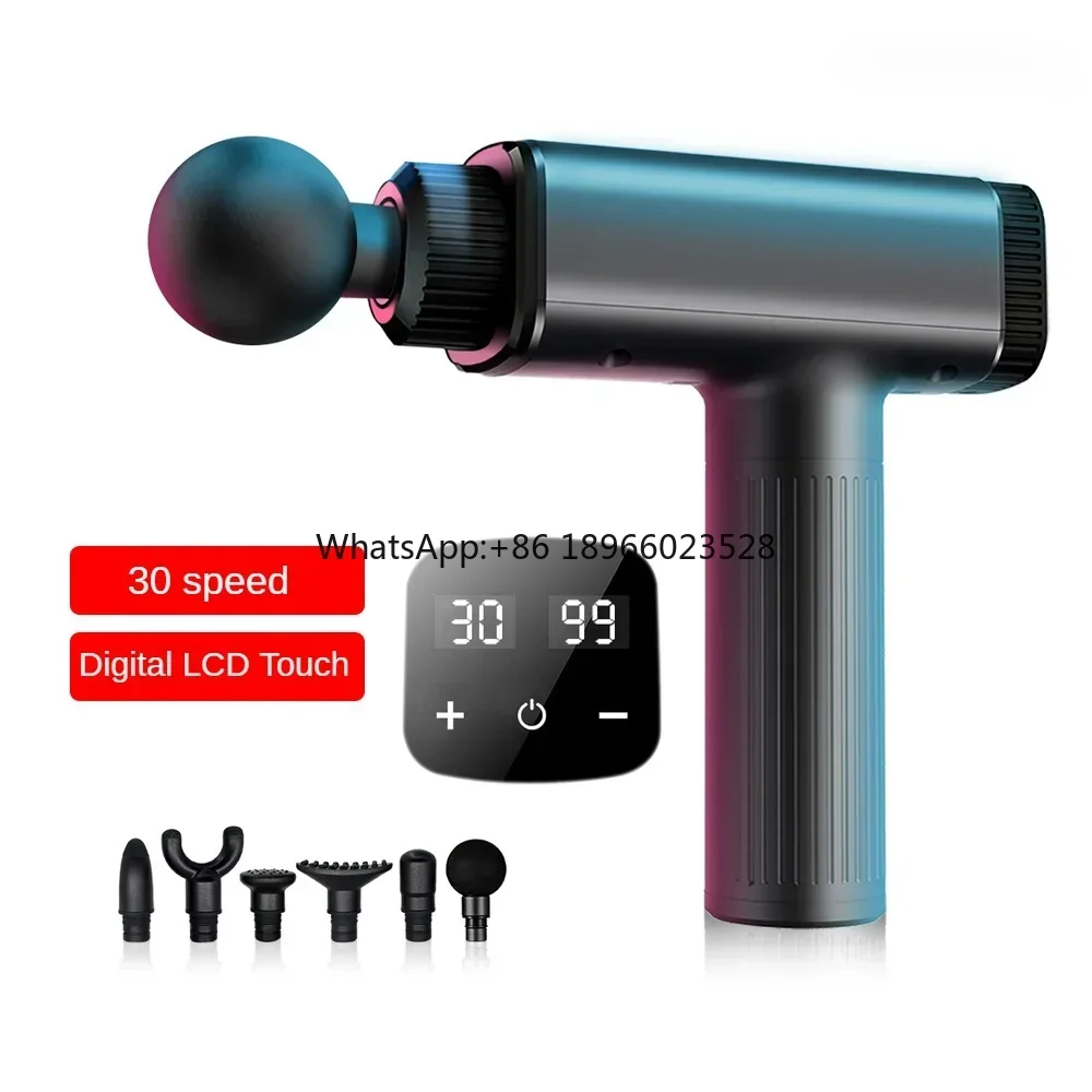 Hot Jx-703 Massage Gun Deep Tissue Fascia Relaxation Therapy Back Body Handheld Massage Gun