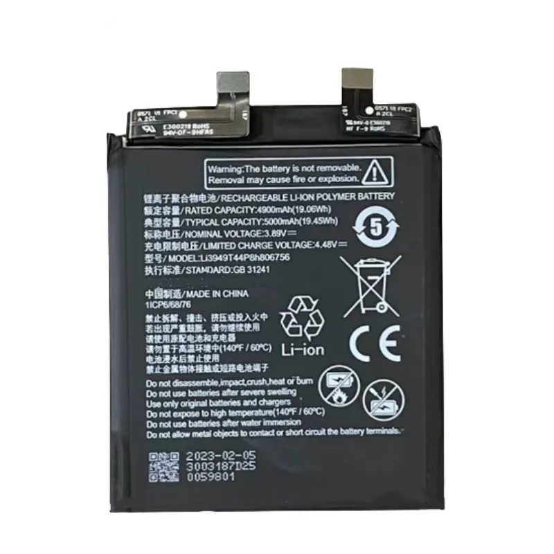 

New Original Li3949T44P8h806756 5000mAh Battery For ZTE Nubia Z50 Ultra Z50Ultra NX712J Mobile Phone
