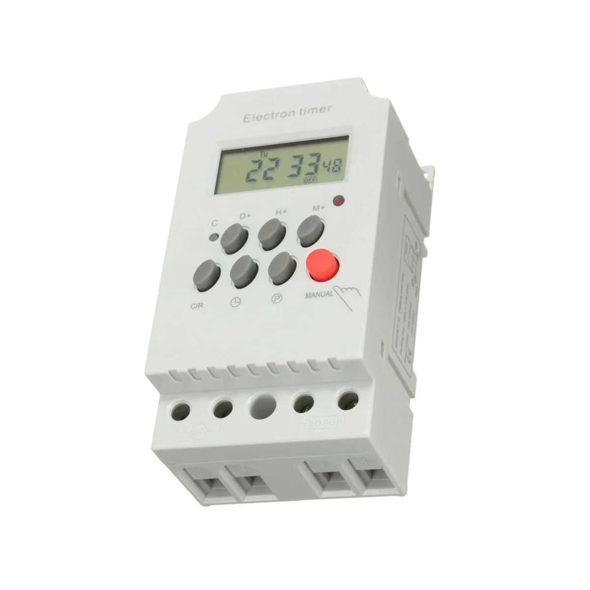 KG316T-II Din Rail Microcomputer Time Control Switch Time Control Timer AC 220V 25A DIGITAL TIMER SWITCH Relay Control