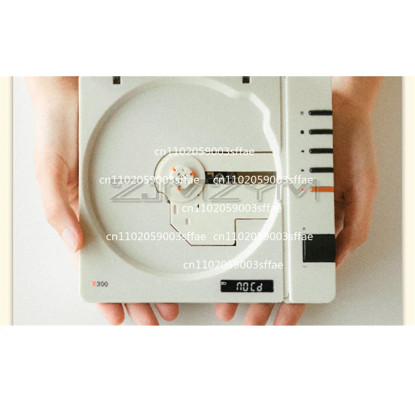 

CD-плеер R300 с поддержкой CD/MP3/WAV/WMA, Bluetooth 5.3 и ретро-дизайном, высококачественный аудиоплеер