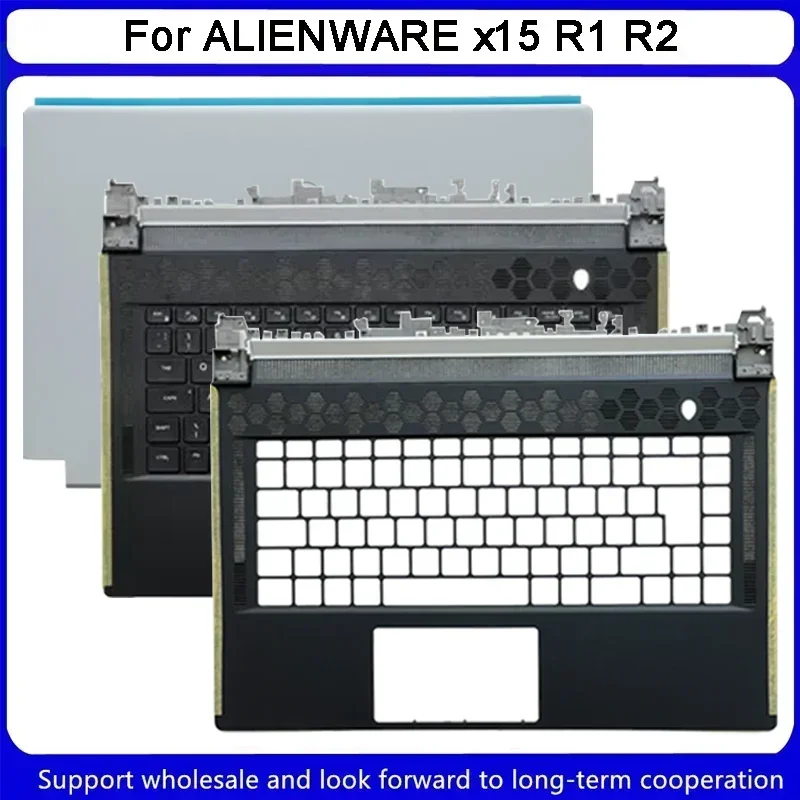 

Новый оригинальный чехол для Dell Alienware X15 R1 X15 R2 GDS70 с ЖК-дисплеем, задняя крышка, верхний корпус белого цвета 0KXJ52 KXJ52, верхняя крышка упора для рук
