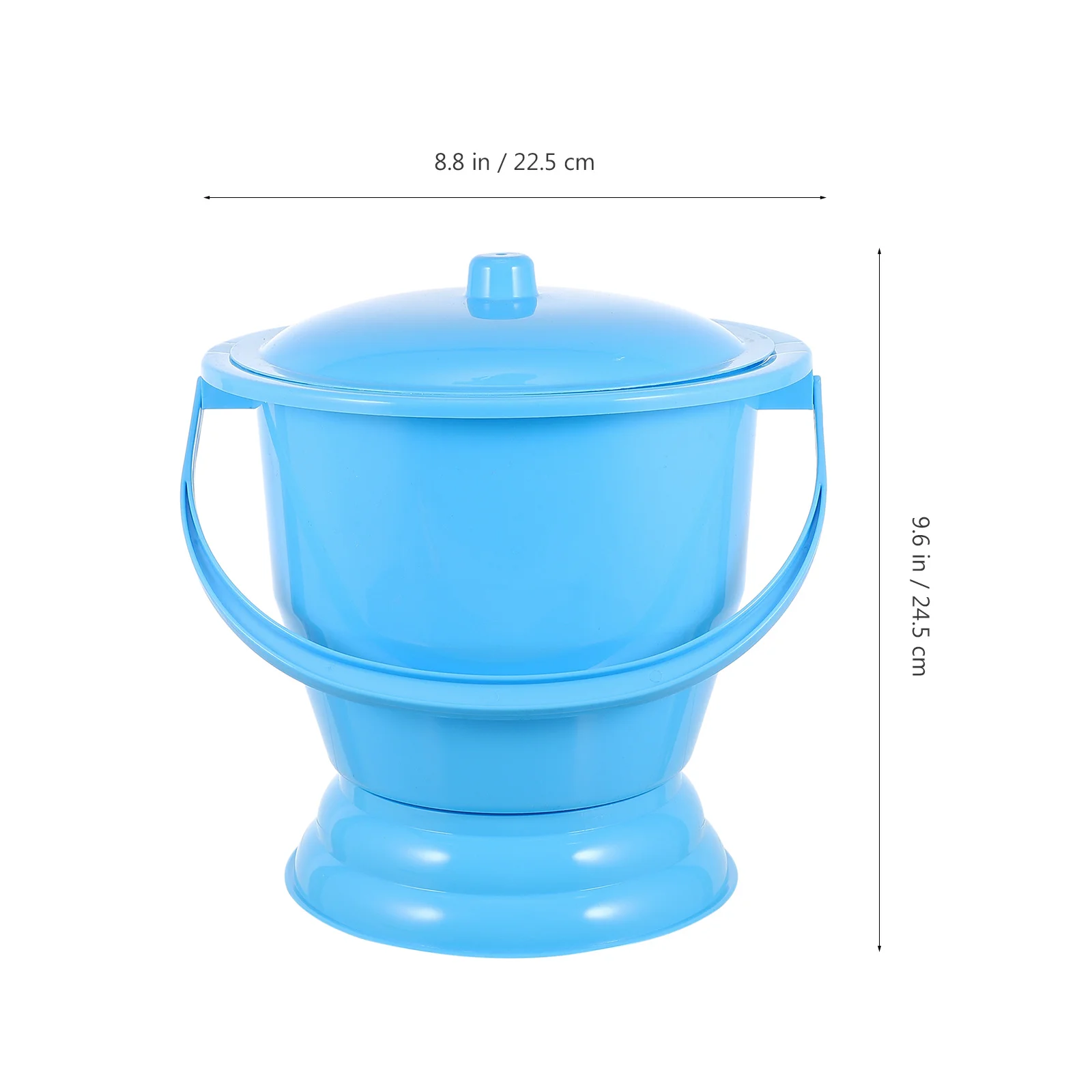 Botol Urinal Dewasa dari Plastik Ringan dengan Tutup Tertutup Rapat, Portabel dan Praktis untuk Anak-anak dan Lansia