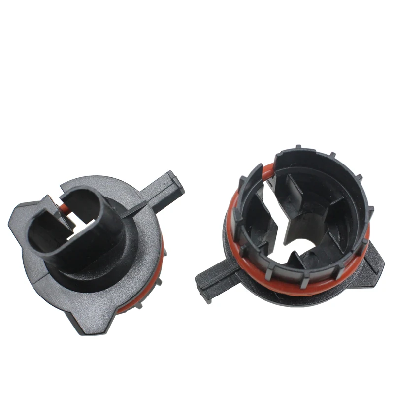 FSYLX 2pcs H7 hid xenon bulb adaptor for BMW E39 E520/530/E60/725LI H7 HID xenon bulb holder Aftermarket H7 HID Bulbs Converters