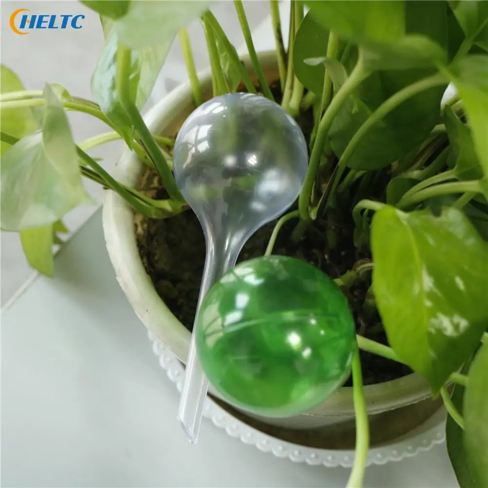 Practical PVC Travel House Plant Self Watering Bulb Shape Waterer Globes Automatic Irrigation Patio Lawn Garden Pot Planter Cans