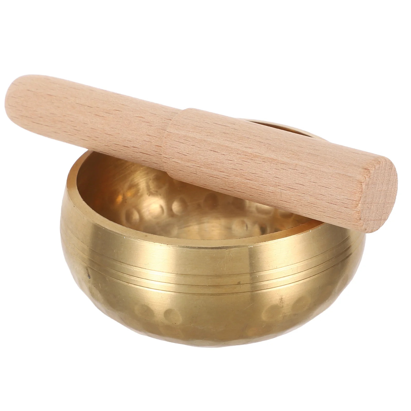 

1Set Hand-Hammered Tibetan Singing Bowl 3inch Mini Meditation Sound Bowl Yoga Relaxation Mindfulness Beginners Wooden Striker
