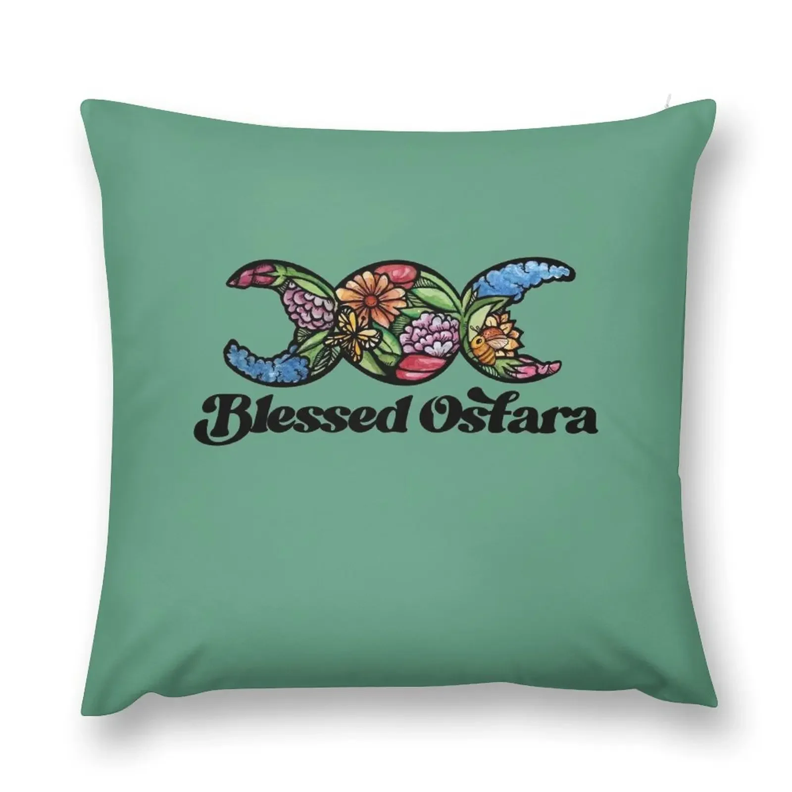 Blessed Ostara Throw Pillow autumn pillowcase sleeping pillows pillow