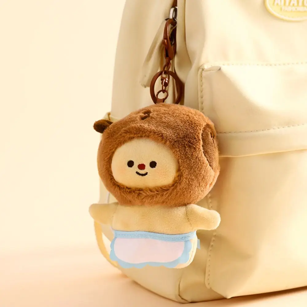 

Soft Butter Bear Doll Keychains Kawaii Cute Plush Bag Pendant Cartoon Capybara Plush Toy