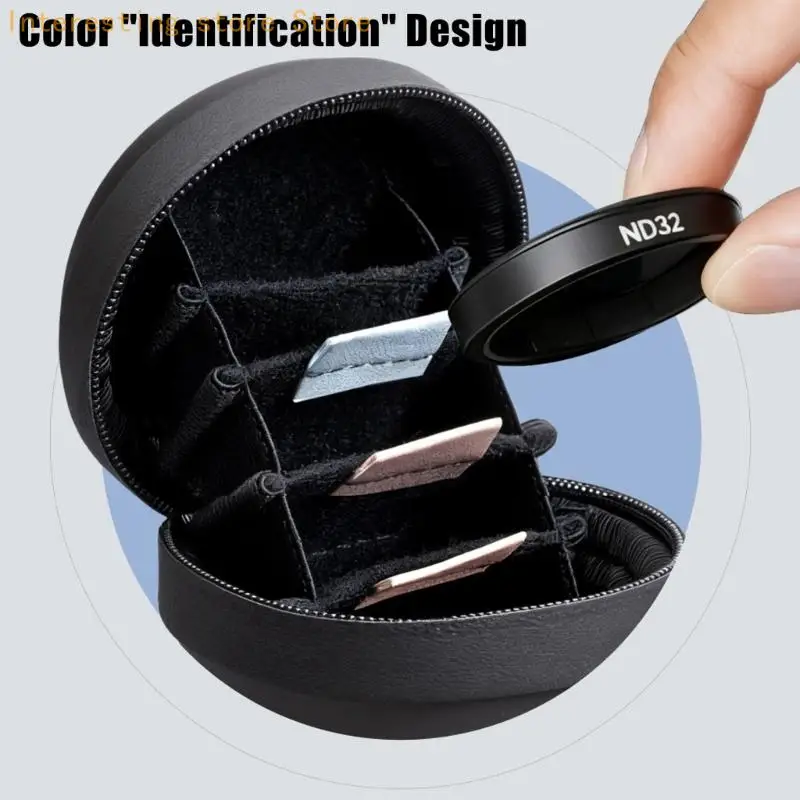 Aufbewahrungstasche für Outdoor-Fotofilter mit weichem Futter und getrennten Fächern für Taschen, Kamerataschen und Wandern 55KC – Detail 7