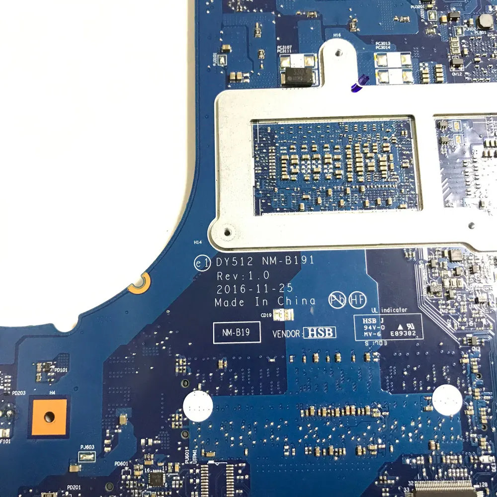 DY512 NM-B191 for Lenovo Legion Y520-15IKBN R720-15IKBN Laptop Motherboard I5-7300 I7-7700 GTX1050/1050Ti 5B20N00301 5B20N00280