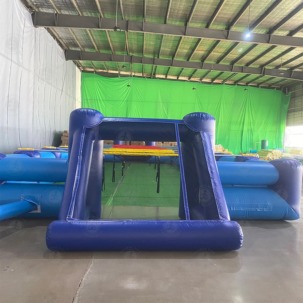 Attrezzatura per tornei di biliardino umano gonfiabile personalizzabile a prezzo di fabbrica per eventi aziendali
