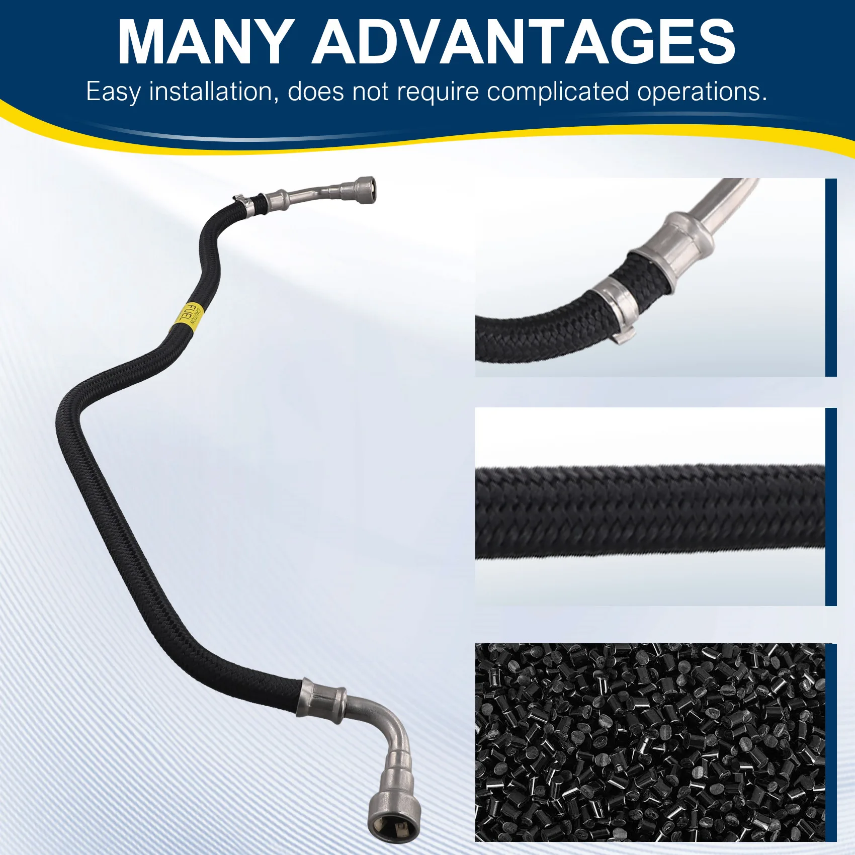 

A60E-High Pressure Injector Fuel Supply Pipe 23397726 Oil Car Front For Equinox 2.0T 2017-2019