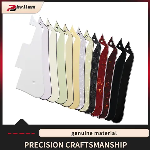 Battipenna per chitarra elettrica PHRILAM per stile moderno Les Paul con staffa cromata/nera/oro