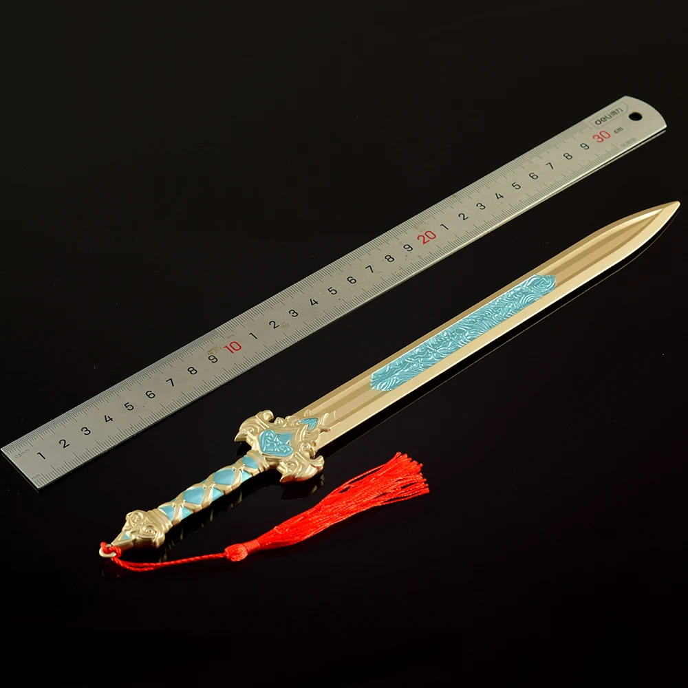 30 cm/11.81in Zegel van de Goden Twaalf Zwaarden Serie Oude Zwaard Wapens Model MOYE Zwaard Desktop Collector's item Ornamenten