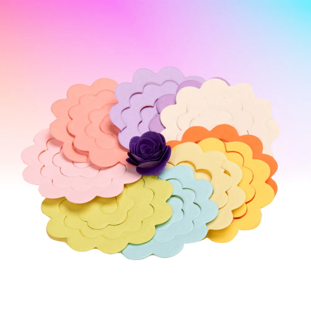 

20Pcs Quilling Rose Paper Strips Colorful Handmade 3D Origami Art Craft Kit Decorative Stickers Scrapbooking Paper Flowers DIY