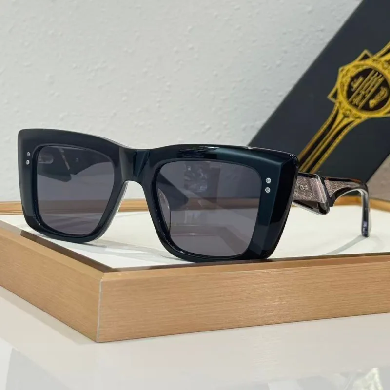 Model S437 Designer Sunglasses For Men Women High Street Catwalk Style TOT Handmade Acetate Full Frame UV400 Eyewear With Box