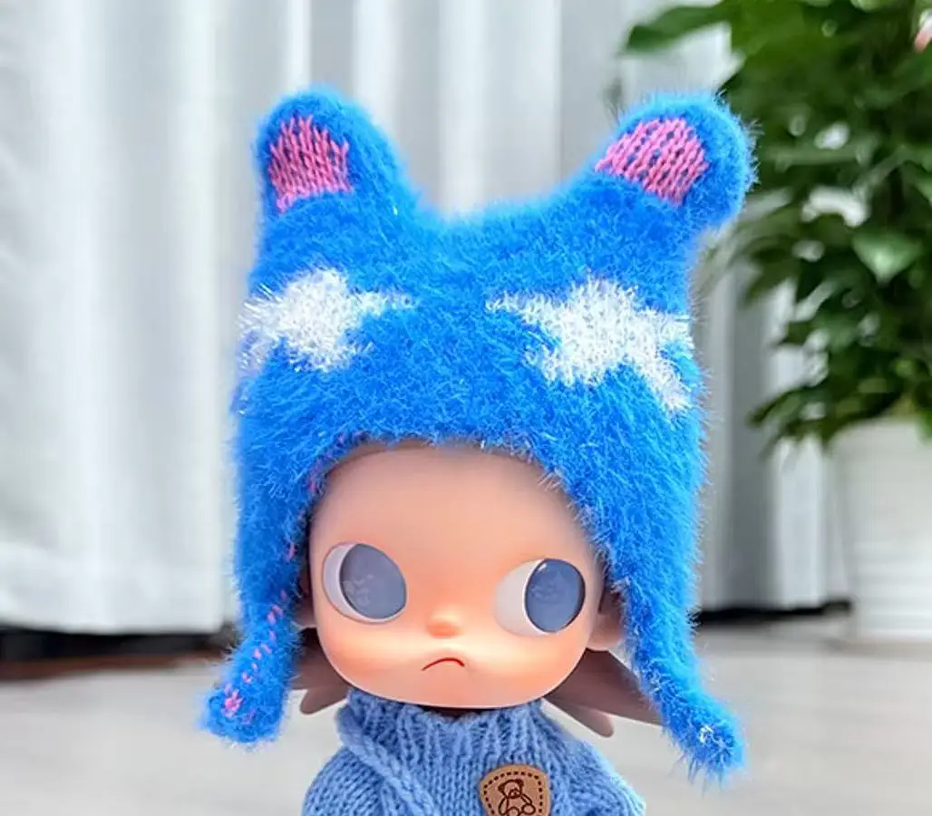 ZSIGA Action Doll Outfit Set di vestiti BJD da 20 cm Maglione stile Gazi con accessori per cappelli carini per bambole