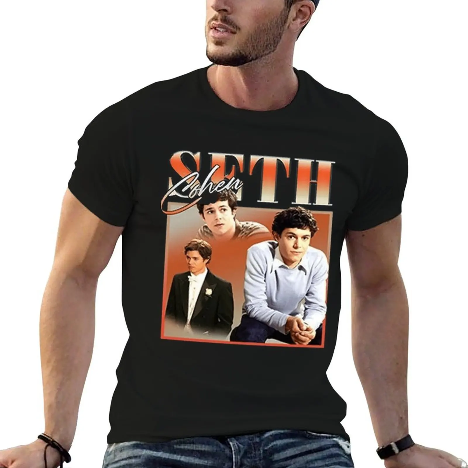 Seth Cohen T-Shirt man t shirt quick drying T-shirt men