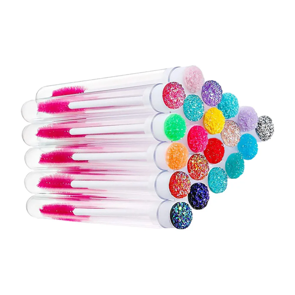 

20pcs Eyelash Brush Tubes Mascara Bottles Empty Makeup Tool Set For Lash Extension Eyebrow Essence Portable Travel Use