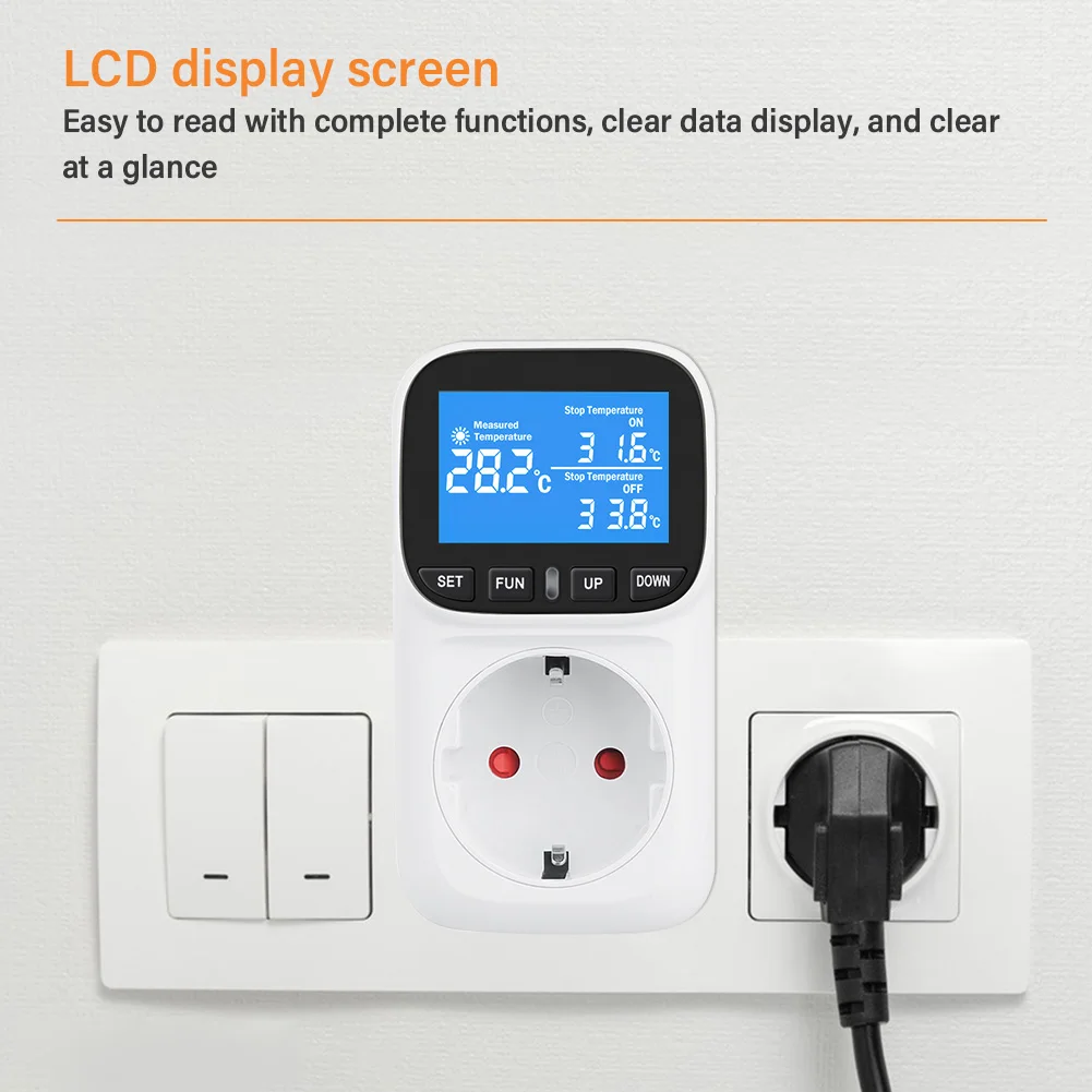 

Digital Temperature Controller Automatic Temperature Control Switch Control Socket