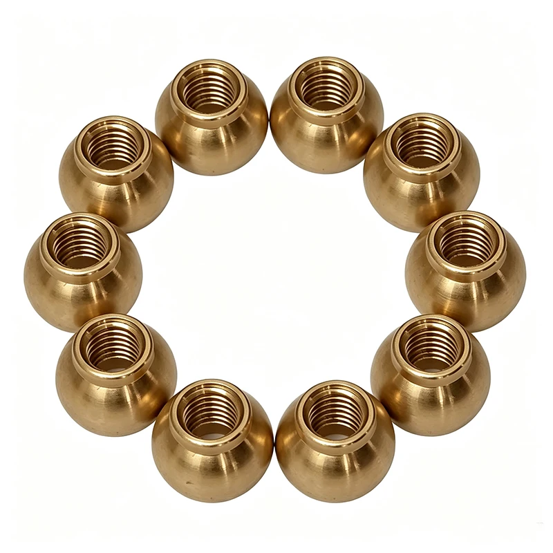 Brass Thread Hole Ball For CNC Later Machine