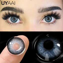 UYAAI Colored Contact Lenses for Eyes Blue Eyes Lenses Natual Look Brown High Quality Natural Colored Lens Makeup Colorcon